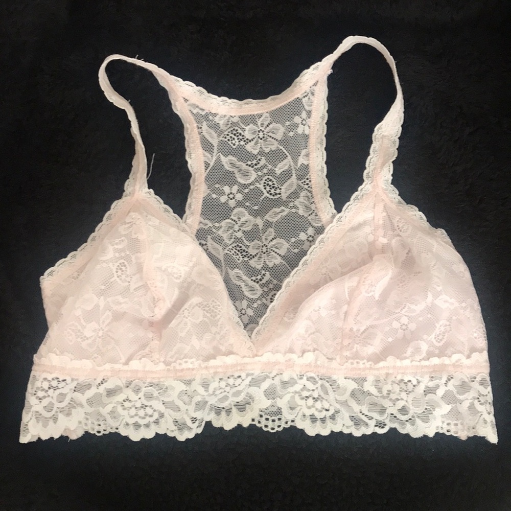 Pink Lace Bralette